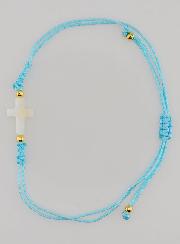Bracciale con Croce - Blu