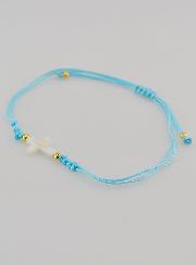 Bracciale con Croce - Blu