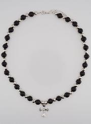 Collana Religiosa Agata Nera & Croce