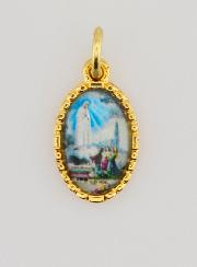 Medaglia Con Bordo 15 mm - Madonna di Fatima