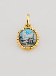 Medaglia Con Bordo 15 mm - Madonna di Fatima