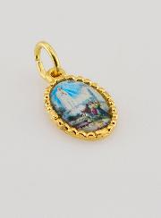 Medaglia Con Bordo 15 mm - Madonna di Fatima