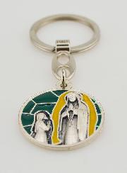 Portachiavi Smaltato Apparizioni di Lourdes