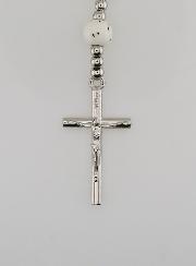 Rosario Elastico in Ceramica - Sacro Cuore di Maria