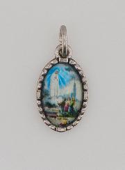 Medaglia Con Bordo 15 mm - Madonna di Fatima
