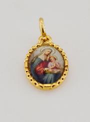 Medaglia Con Bordo 15 mm - Sant'Anna
