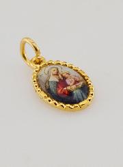 Medaglia Con Bordo 15 mm - Sant'Anna