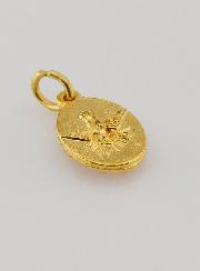 Medaglia Con Bordo 15 mm - Santa Giovanna d'Arco