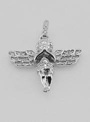 Ciondolo Angelo Custode in Argento