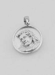 Medaglia di Gesù in Argento 925 - 16mm