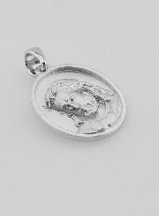 Medaglia di Gesù in Argento 925 - 16mm