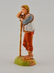Statuina Santon Pastore con Bastone - 6cm