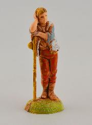 Statuina Santon Pastore con Bastone - 6cm