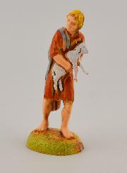 Statuina Santon Pastore con Pecora - 6cm