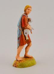 Statuina Santon Pastore con Pecora - 6cm