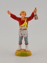 Statuina Santon Pastore con Lanterna - 6cm