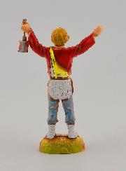 Statuina Santon Pastore con Lanterna - 6cm