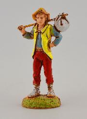 Statuina Santon Pastore con Fagotto - 6cm