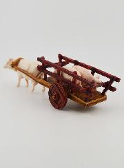 Statuina Santons Carretto con Maiali - 6cm