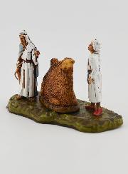 Statuina Santon Cammellieri con Cammello - 6cm