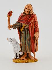 Santon Guardiano Notturno con Cane - 6cm