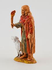 Santon Guardiano Notturno con Cane - 6cm