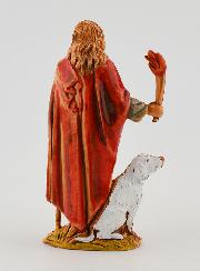 Santon Guardiano Notturno con Cane - 6cm