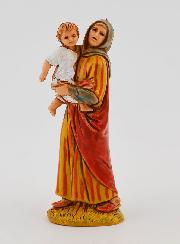Santon Donna con Bambino in Braccio - 6cm