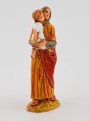 Santon Donna con Bambino in Braccio - 6cm