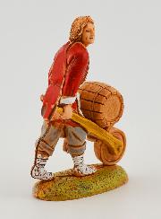 Santon Bottaio con Carrello - 6cm