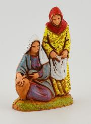 Santon Donne con Anfora e Biancheria - 6cm