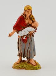 Statuina Santon Donna che Allatta - 6cm