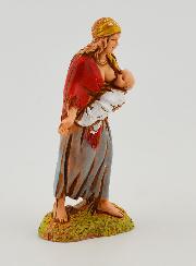 Statuina Santon Donna che Allatta - 6cm