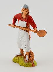 Statuina Santon Fornaio con Pala da Forno - 6cm