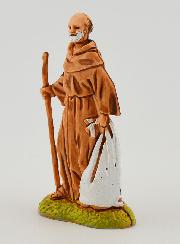 Statuina Santon Viandante con Bastone - 6cm