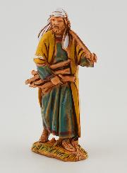 Statuina Santon Viandante Raccoglitore di Legna - 6cm