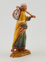 Statuina Santon Viandante Raccoglitore di Legna - 6cm