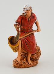 Statuina Santon Pescatore con Retino - 6cm