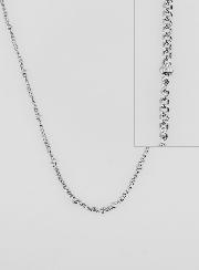 Catena Argentata Maglia Gourmette Fantasia - 60cm