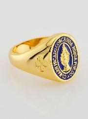 Anello Chevalier Miracolosa con Sfondo Blu - Misura 14