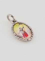 Medaglia Con Bordo 15 mm - Santa Giovanna d'Arco