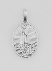 Medaglia Madonna di Fatima in Argento - 15 mm