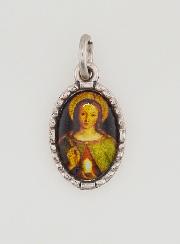 Medaglia Con Bordo 15 mm - Santa Maria Maddalena