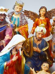 Grande Presepe di Natale Completo 11 Statue - 45 cm
