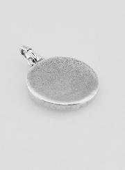 Medaglia San Michele Placcata in Argento 925 - 15mm