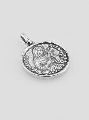 Medaglia Santa Rita Placcata in Argento 925 - 18mm