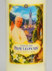 Candela Novena Papa Leone XIV a Lourdes 2026