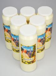 Set di 6 Candele per Novena Papa Leone XIV a Lourdes