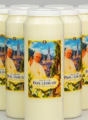 Set di 10 Candele per Novena Papa Leone XIV a Lourdes