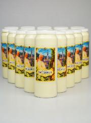 Set di 20 Candele Papa Leone XIV a Lourdes
